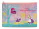 Όμορφες χρωματισμένες βινυλίου πλαστικές τσάντες κλειδαριών φερμουάρ χαρτικών για το προωθητικό δώρο